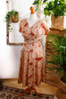 50er Tanzkleid rosa Blumen
