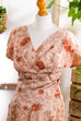 50er Tanzkleid rosa Blumen