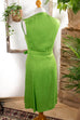 70er Kleid apfelgrün