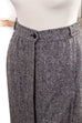 Winterrock grau Wolle 70er Disco Frau grau M 40-42 Mod Rockabilly S 36-38 Sekretärin vintageberlin.de