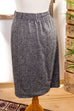 Winterrock grau Wolle 70er Disco Frau grau M 40-42 Mod Rockabilly S 36-38 Sekretärin vintageberlin.de