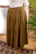Wildlederrock weit schwingend 80er 90er Boho braun Frau M 40-42 vintageberlin.de