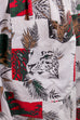 Baumwollrock Dschungelmuster Taschen 80er 90er Boho bunt Frau L 44-46 M 40-42 vintageberlin.de
