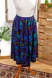 Vintage Viskoserock bunt Default Title 80er 90er Boho bunt Frau L 44-46 vintageberlin.de