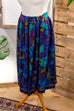 Vintage Viskoserock bunt 80er 90er Boho bunt Frau L 44-46 vintageberlin.de