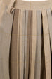 Vintage Faltenrock khaki