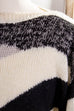 Vintage Pullover schwarz-weiß