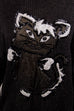 Pullover schwarz mit Katze
