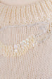 Strickpulli weiß Wollmix 80er 90er beige Boho Frau L 44-46 M 40-42 Rockabilly Sekretärin Unisize weiß vintageberlin.de