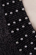 Pulli-Kleid silber Wolle+Seide+Perlen