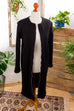 RICHERT BEIL Strickmantel Default Title 90er Designer Frau M 40-42 S 36-38 schwarz Special vintageberlin.de