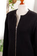 RICHERT BEIL Strickmantel 90er Designer Frau M 40-42 S 36-38 schwarz Special vintageberlin.de