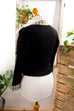 Vintage Trachten Strickjacke schwarz 70er Boho bunt Frau Hippie Rockabilly S 36-38 schwarz Special XS 32-34 vintageberlin.de