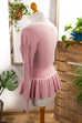 Strick Pulli rose Schößchen
