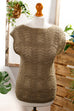 Häkel Pulli Pullover Khaki Default Title 80er 90er beige Boho Frau grün M 40-42 S 36-38 vintageberlin.de