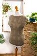 Häkel Pulli Pullover Khaki 80er 90er beige Boho Frau grün M 40-42 S 36-38 vintageberlin.de