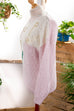Vintage Pulli rosa Muster 90er Frau L 44-46 rosa vintageberlin.de