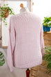 Vintage Pulli rosa Muster 90er Frau L 44-46 rosa vintageberlin.de