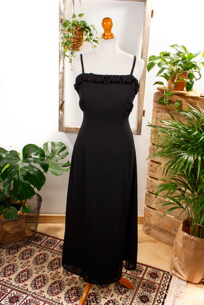 Abendkleid schwarz Chiffon