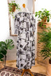 Stretchkleid weiß bunt