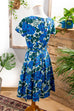 Rockabella Nylon Kleid blau