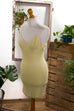 Goldfisch Unterhemd gelb Strick 60er 70er DDR Frau gelb L 44-46 Rockabilly Schlager Special vintageberlin.de