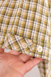 Vintage Hemd grün kariert 60er 70er braun Disco grün L 52-54 M 48-50 Mann Rockabilly vintageberlin.de