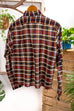 Hemd rot-grün kariert 60er 70er Disco grün L 52-54 M 48-50 Mann Rockabilly rot vintageberlin.de