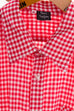 Hemd rot kariert 70er 80er L 52-54 Mann Rockabilly rot Schlager XL 56-58 vintageberlin.de