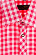 Hemd rot kariert 70er 80er L 52-54 Mann Rockabilly rot Schlager XL 56-58 vintageberlin.de