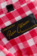 Hemd rot kariert 70er 80er L 52-54 Mann Rockabilly rot Schlager XL 56-58 vintageberlin.de