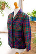 60s Tweed Blazer bunt kariert 50er 60er 70er blau bunt Dandy Frau grün M 40-42 Mod Rockabilly rot S 36-38 Special vintageberlin.de