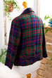 60s Tweed Blazer bunt kariert 50er 60er 70er blau bunt Dandy Frau grün M 40-42 Mod Rockabilly rot S 36-38 Special vintageberlin.de