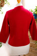 60s Strickjacke rot 60er Frau M 40-42 Mod Rockabilly rot S 36-38 Sekretärin vintageberlin.de