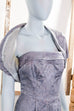 Vintage Petticoatkleid taubenblau