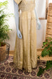 40er/50er Ballkleid gelb Taft