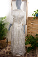 Vintage Brautkleid cremeweiß