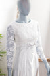 Vintage Brautkleid mit Schleppe