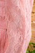 50er Jahre Kleid rosa Spitze