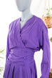 80s Fledermauskleid lila 80er 90er Abendmode Disco Frau L 44-46 lila M 40-42 real-80er real_80er vintageberlin.de