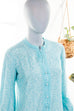 Vintage Tunika Kleid türkis 60er 70er blau Boho Disco Frau M 40-42 Mod Schlager Special türkis vintageberlin.de