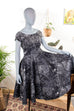 Rockabella Tanzkleid grau Marmor 50er 60er Frau grau M 40-42 Petticoat real-rockabilly Rockabilly S 36-38 vintageberlin.de