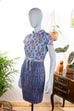 Rockabella Plissee-Kleid blau