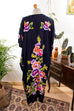 Hippiekleid Kaftan bunt 60er 70er blau Boho bunt Frau Hippie L 44-46 Schlager Unisize XL 48-50 XXL 52-54 vintageberlin.de