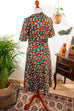 Sommerkleid bunt Veilchen