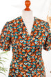 Sommerkleid bunt Veilchen