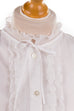 60s Rüschenbluse weiß