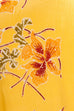 Hawaii Poloshirt gelb Blumen