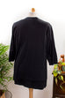 90s Oversize Shirt schwarz petrol 90er blau Disco Frau L 44-46 M 40-42 schwarz Special vintageberlin.de