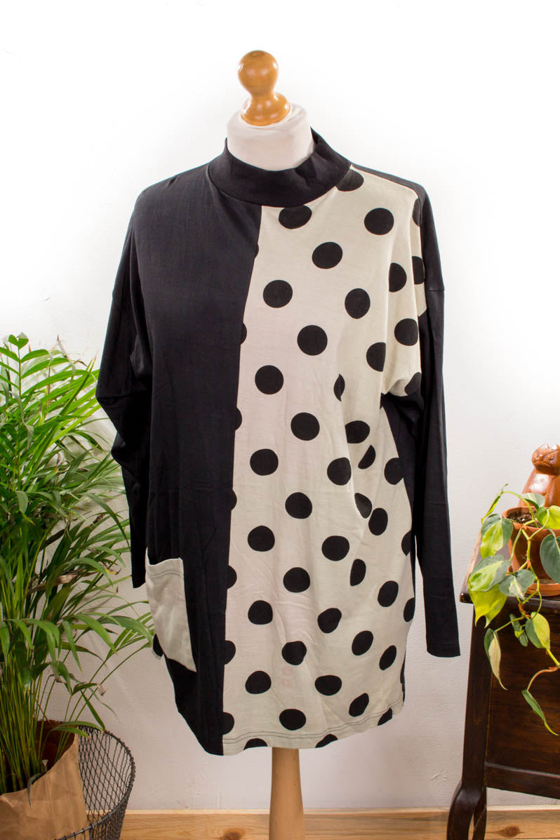 90s Oversize Shirt Punkte